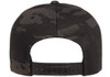 Yupoong YU6089M Flat Bill Snapback Hat | Multicam Black