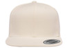 Yupoong YU6089M Flat Bill Snapback Hat | Natural