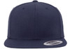 Yupoong YU6089M Flat Bill Snapback Hat | Navy