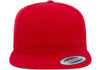 Yupoong YU6089M Flat Bill Snapback Hat | Red