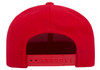 Yupoong YU6089M Flat Bill Snapback Hat | Red