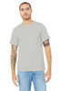 Bella+Canvas 3001CVC Jersey Short Sleeve Tee | Heather Silver