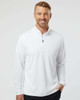 Adidas A401 Lightweight Quarter-Zip Pullover Shirt | White