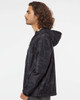 Independent Trading Co. EXP54LWP Unisex Lightweight Quarter-Zip Windbreaker Pullover Jacket | Black Camo