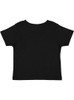 Rabbit Skins 3401 Infant Short Sleeve Jersey T-Shirt | Black