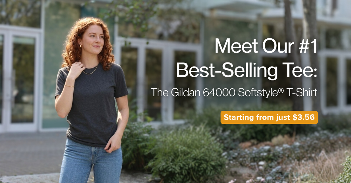 Our Favourite Wholesale T-Shirt for Printing: The Gildan 64000 Softstyle®