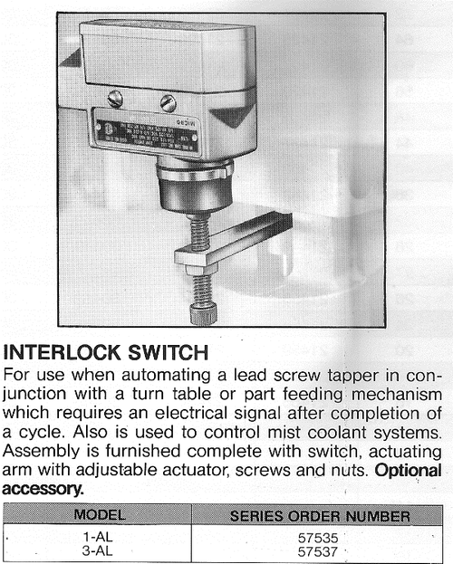 1AL INTERLOCK SWITCH ASSEMBLY
