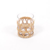 8 Oak Lane Gifts Natural Rattan Old Fashioned Glass