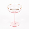 8 Oak Lane Gifts Light Pink Coupe Glass