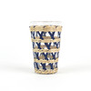 8 Oak Lane Tabletop Navy Rattan Tumbler Glass