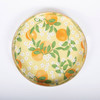 8 Oak Lane Accent Orange Grove Round Tray