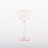 8 Oak Lane Gifts Light Pink Martini Glass