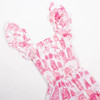 8 Oak Lane Pink Toile Smocked House Dress