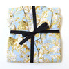 8 Oak Lane Blue Leopard Rose PJ Set with Shorts & Long Sleeve Top Gift