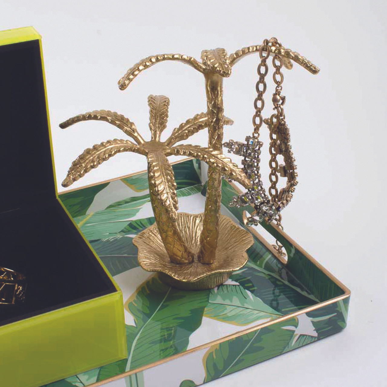 Palm tree shop jewelry holder