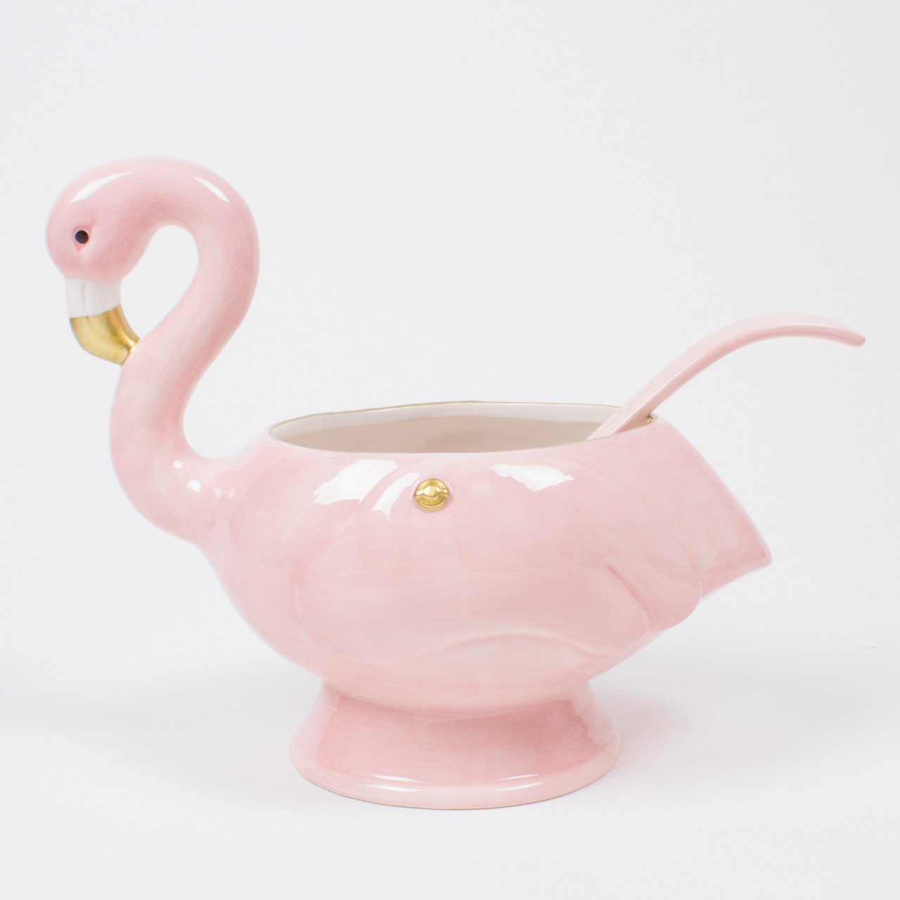 Flamingo Punch Bowl & Ladle - 8 Oak Lane