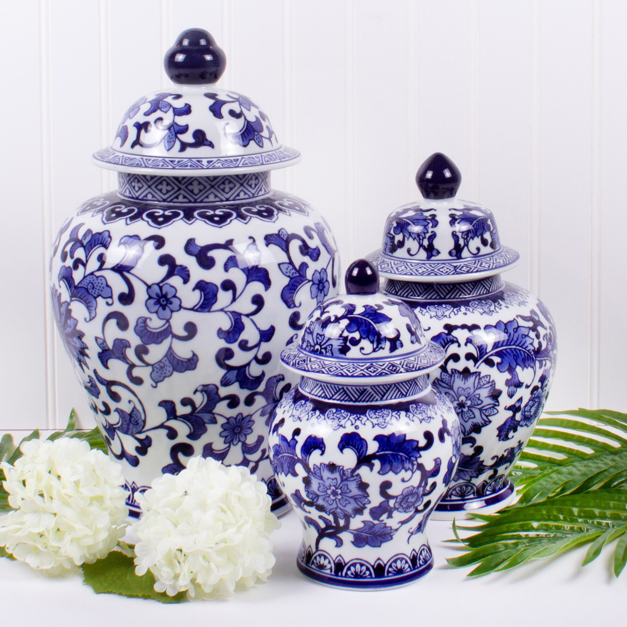Blue Chinoiserie Extra Large Ginger Jar - 8 Oak Lane