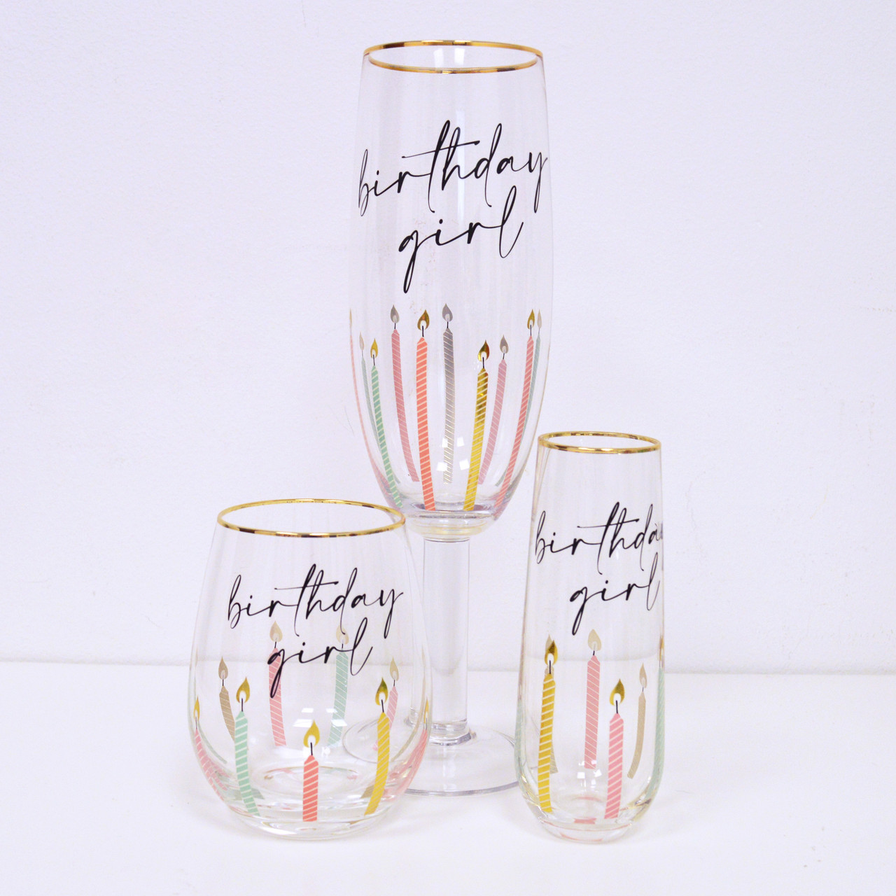 Birthday Girl - Stemless Wine Glass Birthday Gifts for Women - Bday Pa -  bevvee