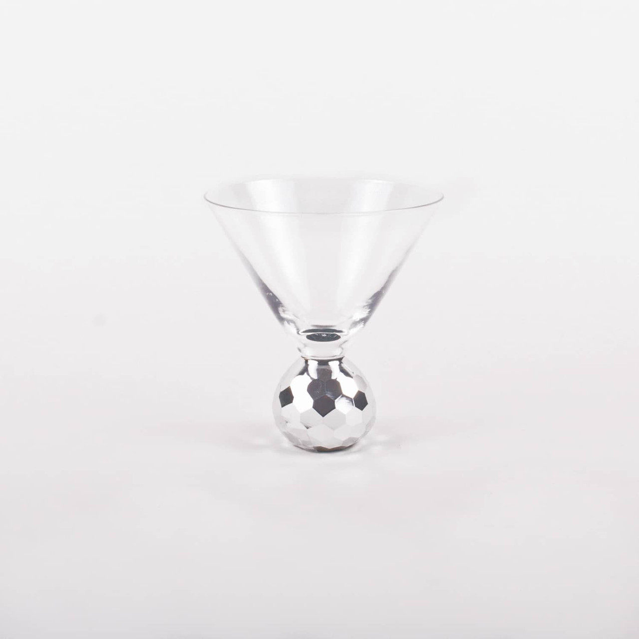 8 Oak Lane Disco Hammered Martini Glass