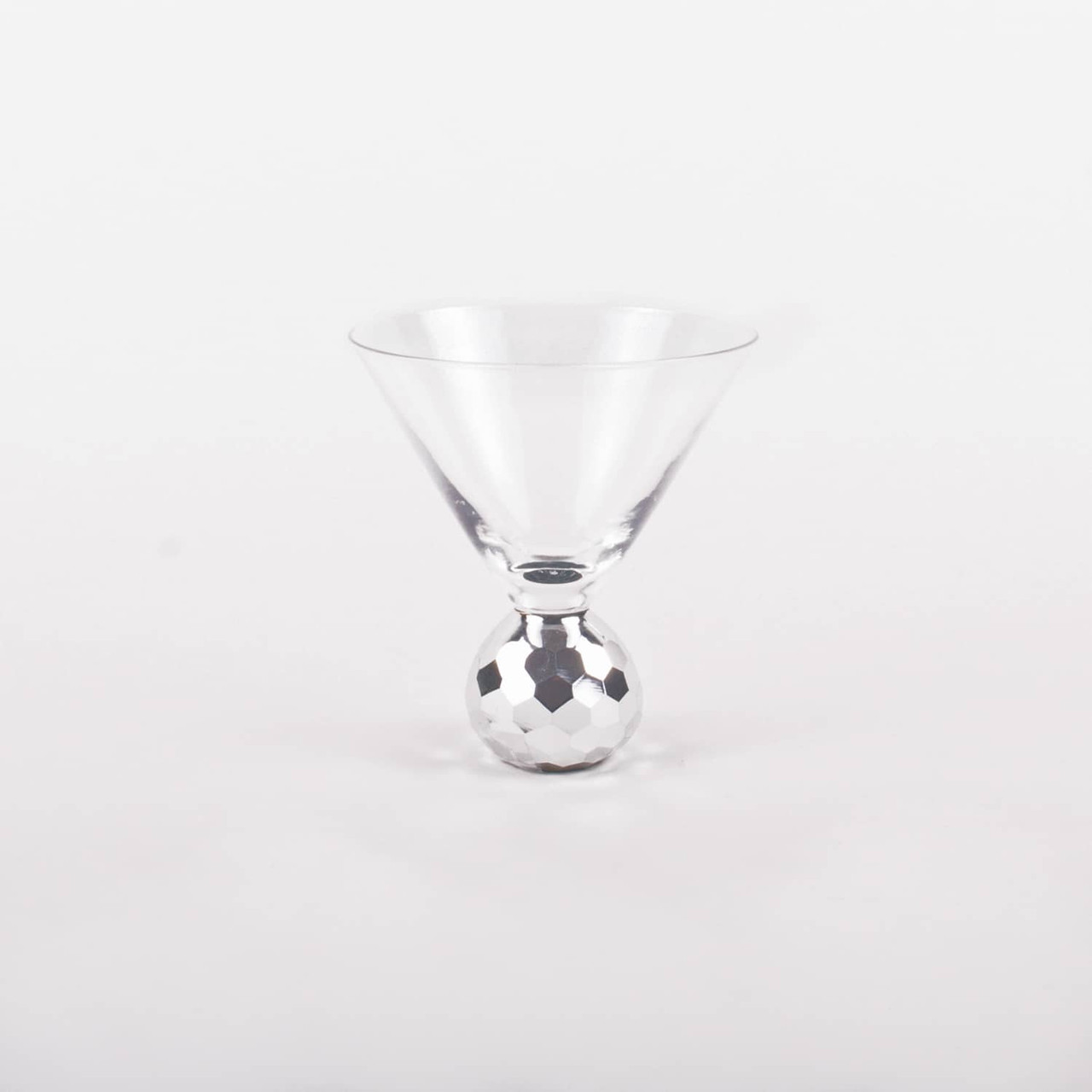 Slate Hammered Stem Martini Glass
