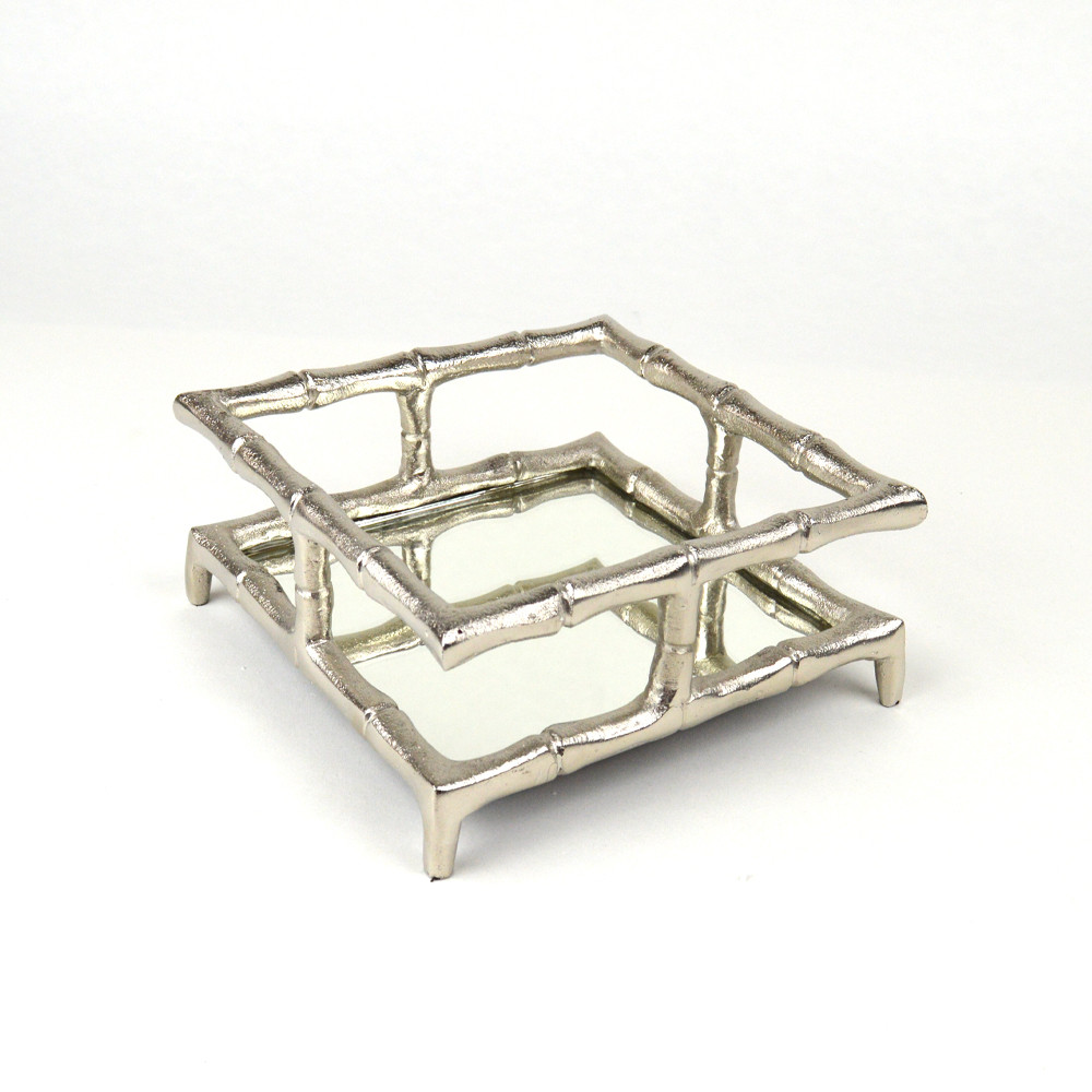 8 Oak Lane Bamboo Cocktail Napkin Tray - Thumbnail 2