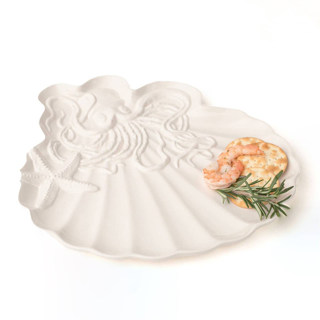 8 Oak Lane Shell Serving Platter - Thumbnail 2