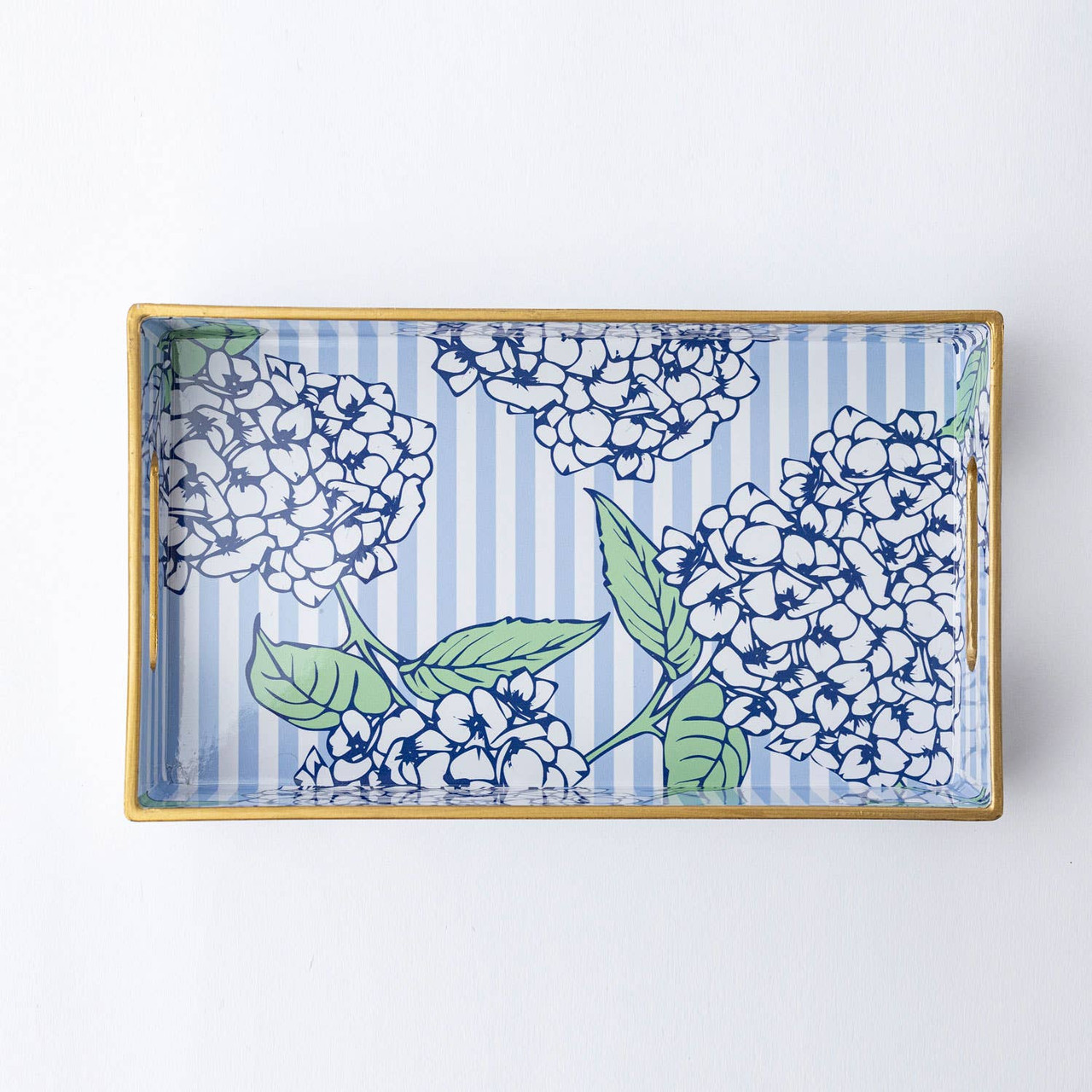 Hydrangea Stem Vanity Tray - 8 Oak Lane