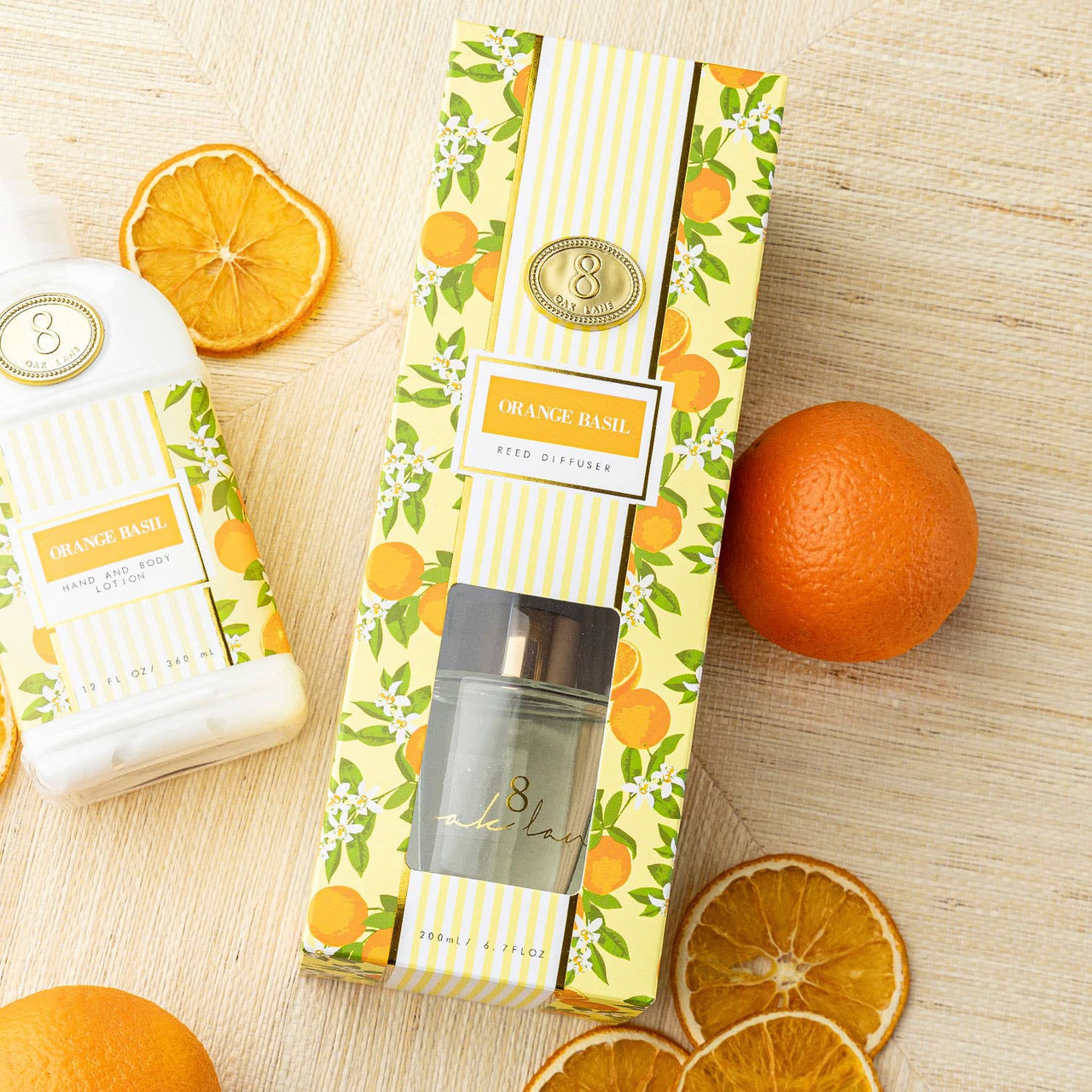 Orange Basil Reed Diffuser - 8 Oak Lane