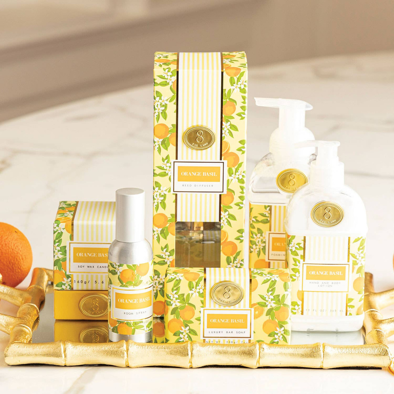 Orange Basil 15oz Foaming Hand Soap - 8 Oak Lane