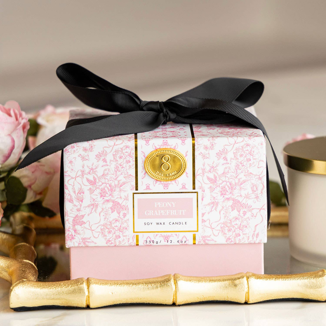8 Oak Lane Peony Grapefruit Candle - Thumbnail 2