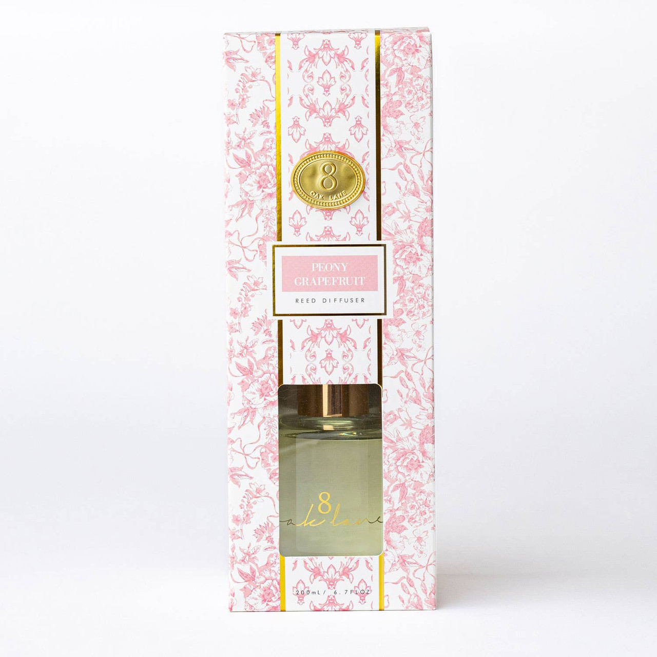 8 Oak Lane Peony Grapefruit Reed Diffuser - Thumbnail 3