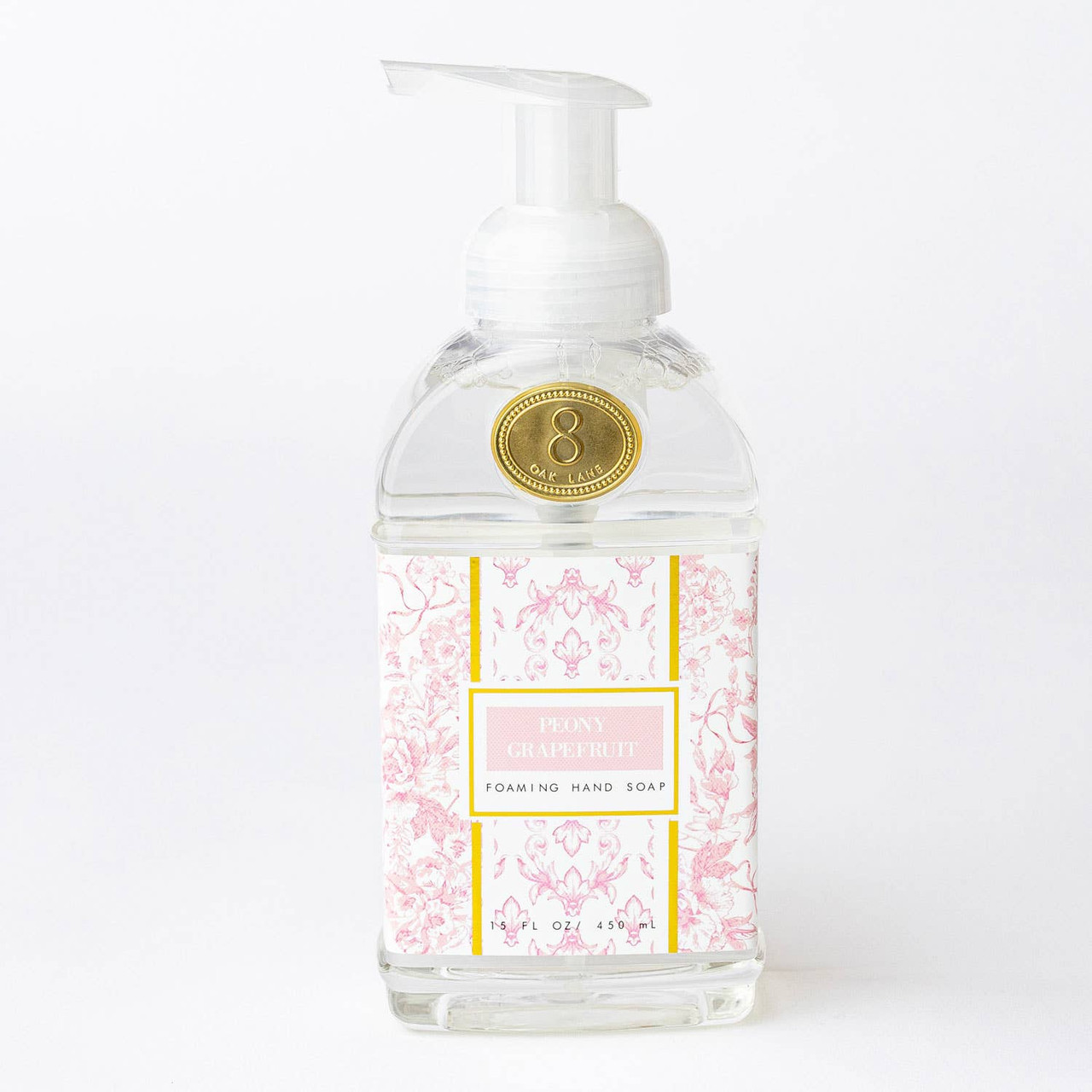 Peony Grapefruit 15oz Foaming Hand Soap - 8 Oak Lane