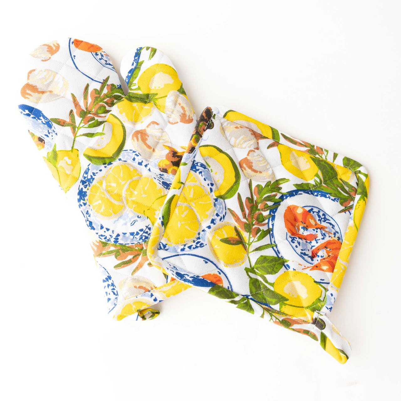 8 Oak Lane Santorini Oven Mitt - Thumbnail 3