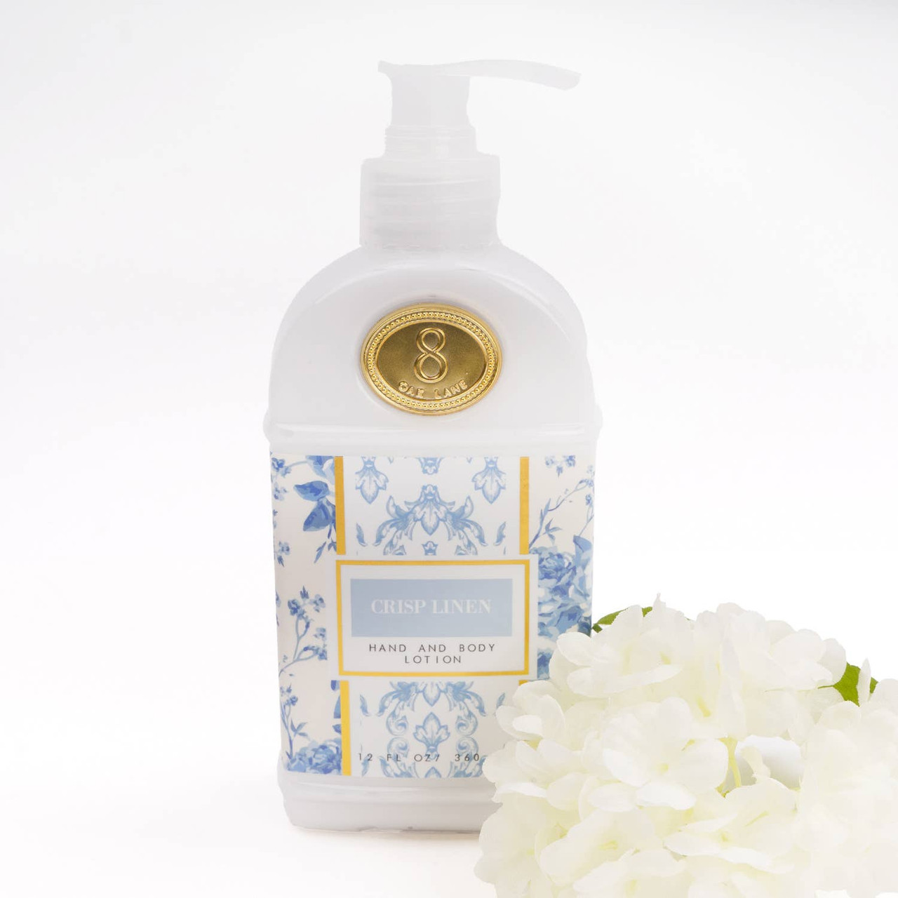 Crisp Linen 300ml Hand & Body Lotion - 8 Oak Lane