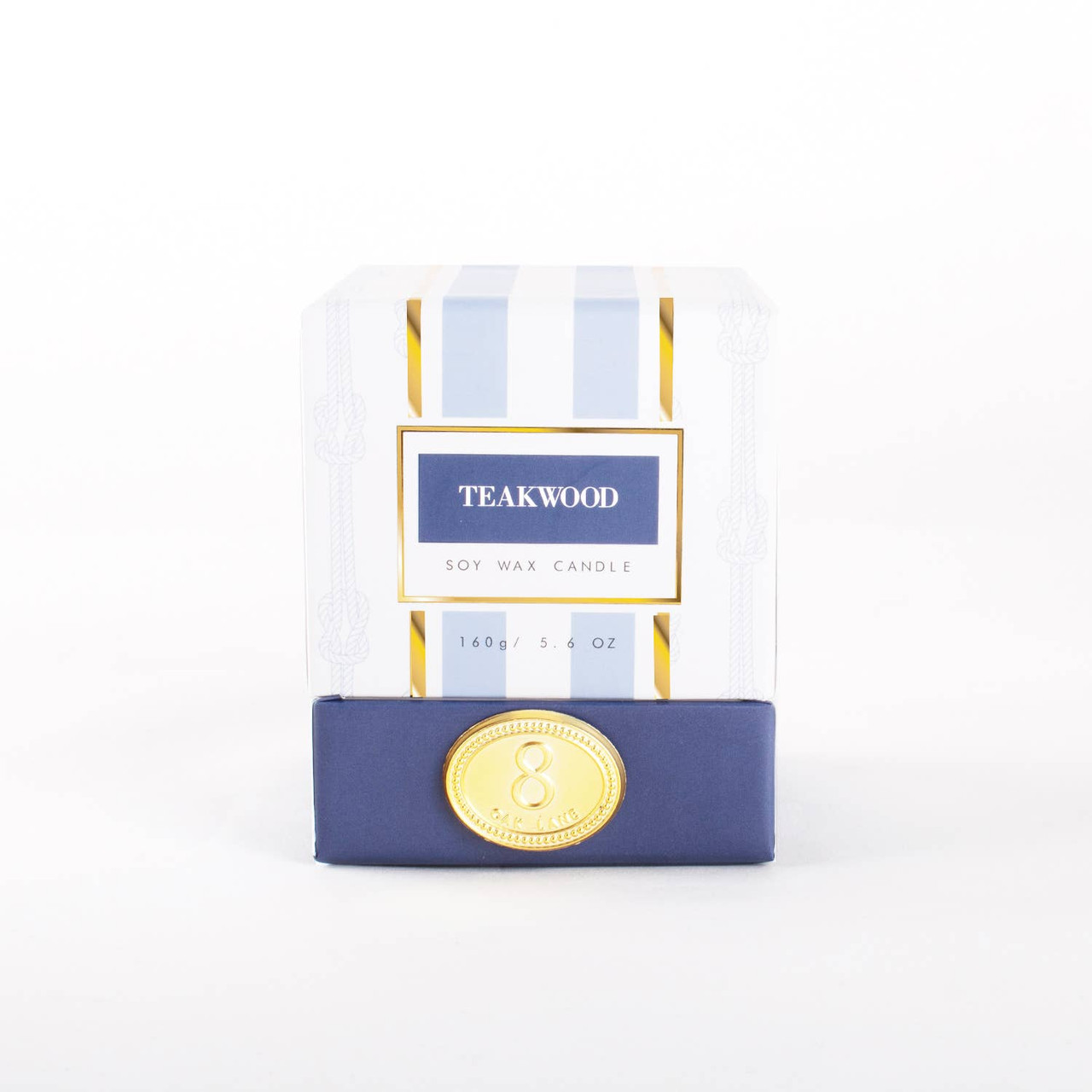 8 Oak Lane Teakwood Soy Wax Candle - Thumbnail 4