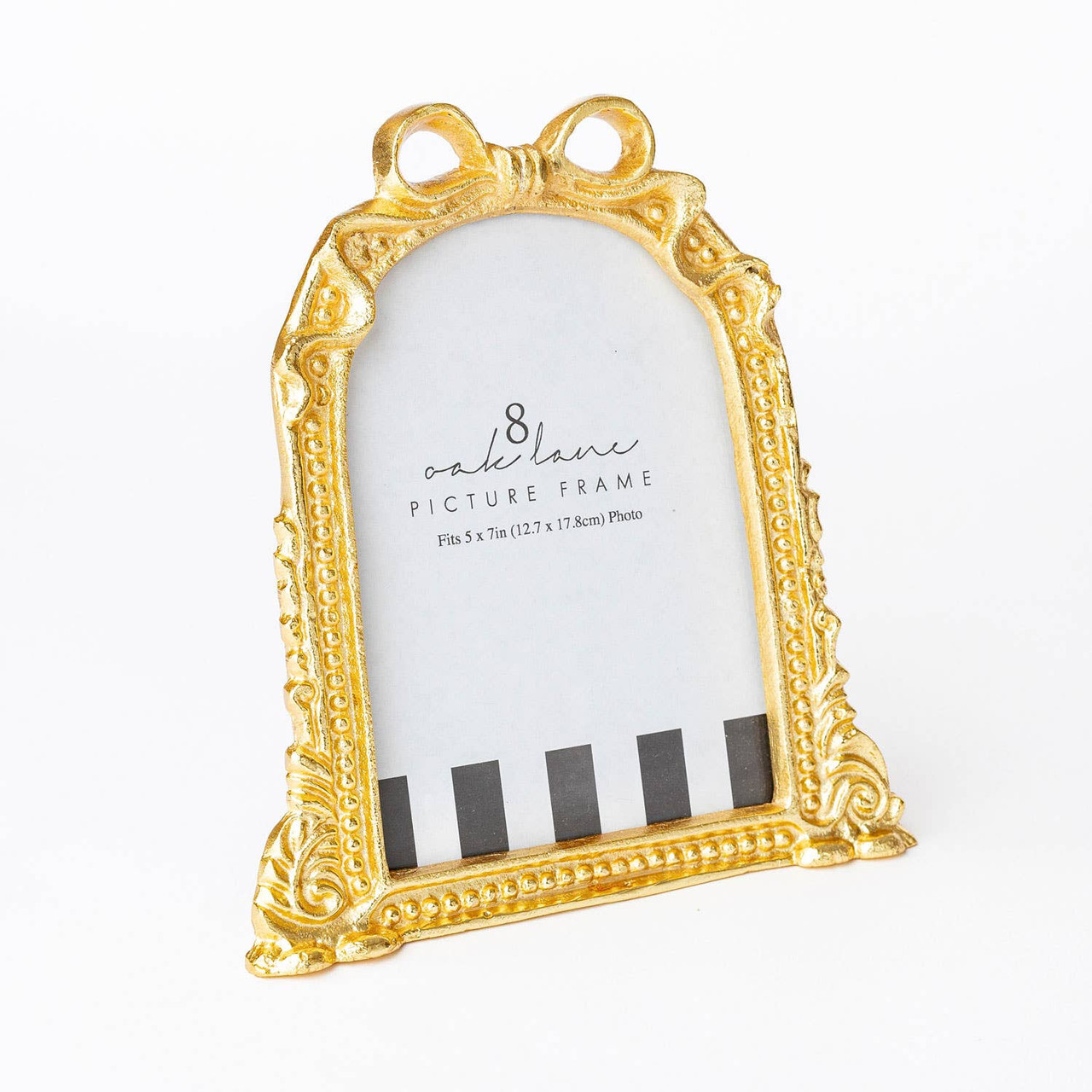 Gold Ribbon 5x7 Picture Frame - 8 Oak Lane