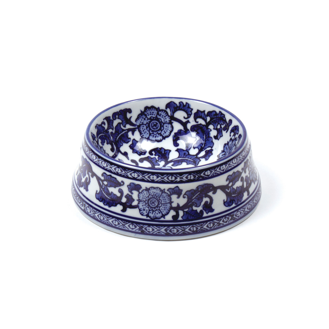 Blue Chinoiserie Large Pet Bowl