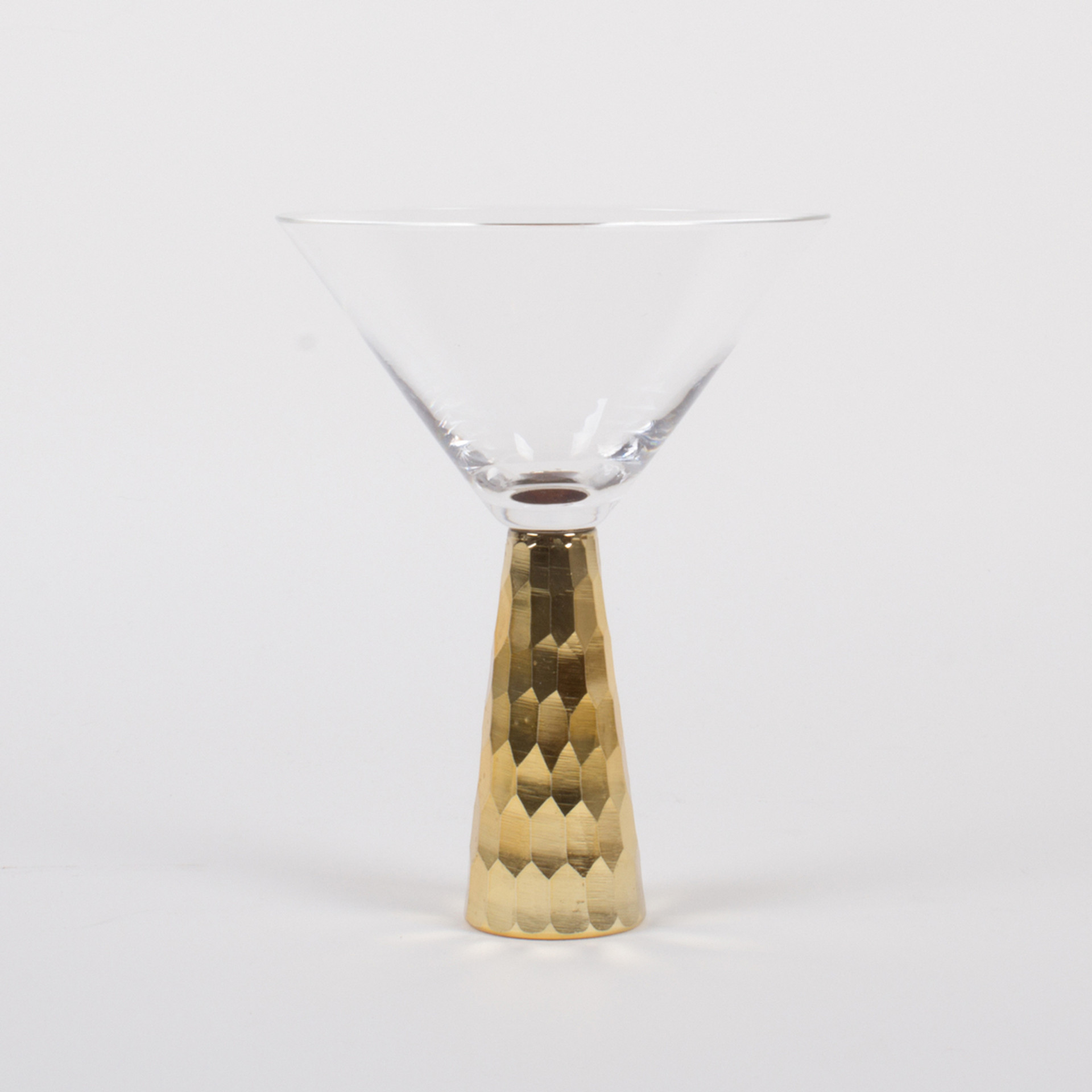 Gold Hammered Martini Glass 8 Oak Lane 3013