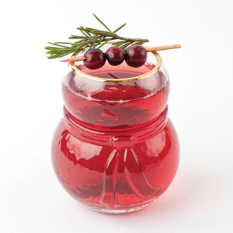 Holiday Drinking Glass Snowman Gift