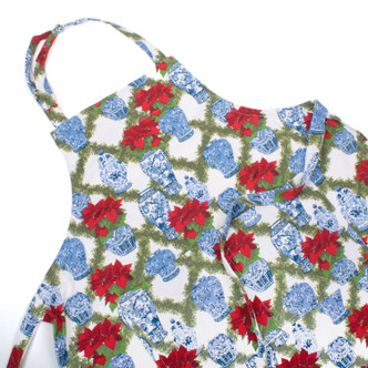 8 Oak Lane Poinsettias Apron