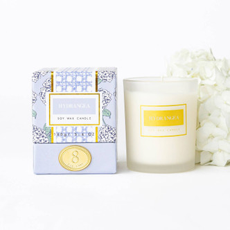 8 Oak Lane Hydrangea 5.6oz Soy Wax Candle