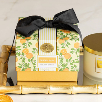 8 Oak Lane Orange Basil 3-Wick Boxed Soy Wax Candle