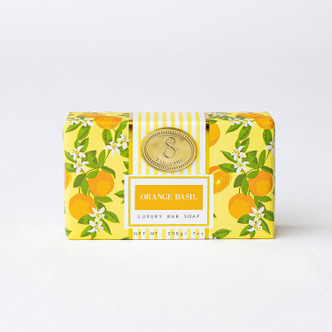 8 Oak Lane Orange Basil Wrapped Bar Soap