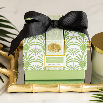 8 Oak Lane Citrus Sage 3-Wick Boxed Soy Wax Candle