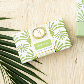 8 Oak Lane Citrus Sage Wrapped Bar Soap