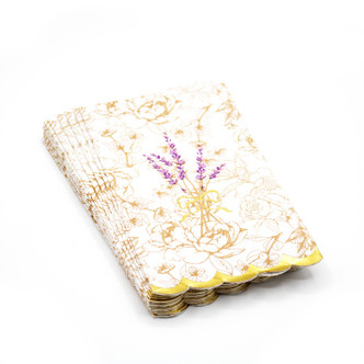 8 Oak Lane French Lavender Paper Guest Towel Packs
