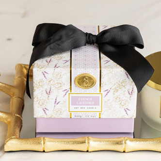 8 Oak Lane French Lavender 3-Wick Boxed Soy Wax Candle