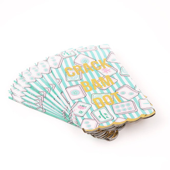 8 Oak Lane Mahjong Stripe Paper Guest Towel Packs