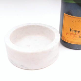 8 Oak Lane Marble Champagne & Wine Coaster