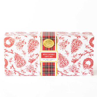 8 Oak Lane Gifts Festive Spice 3 Piece Assorted Candle Boxed Set
